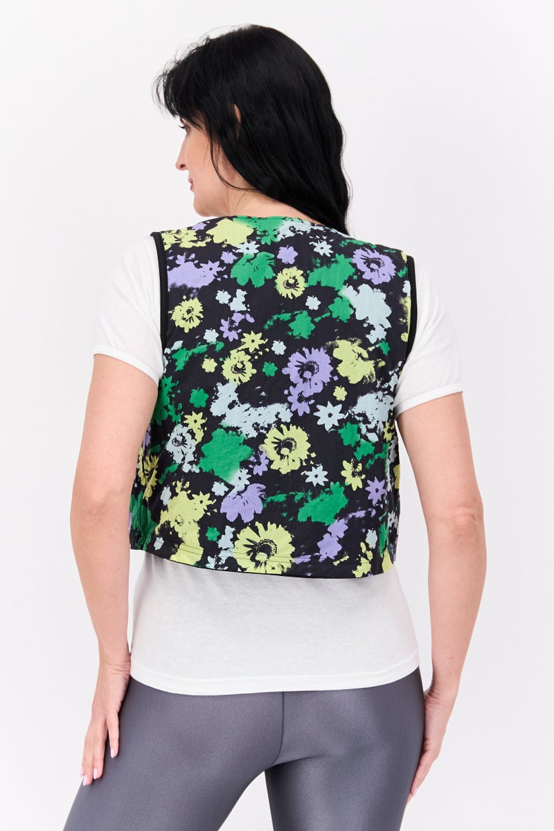 adidas Originals Women Sportswear Fit Sleeveless Reversible Outdoor Vest, Multicolor  - Image 3