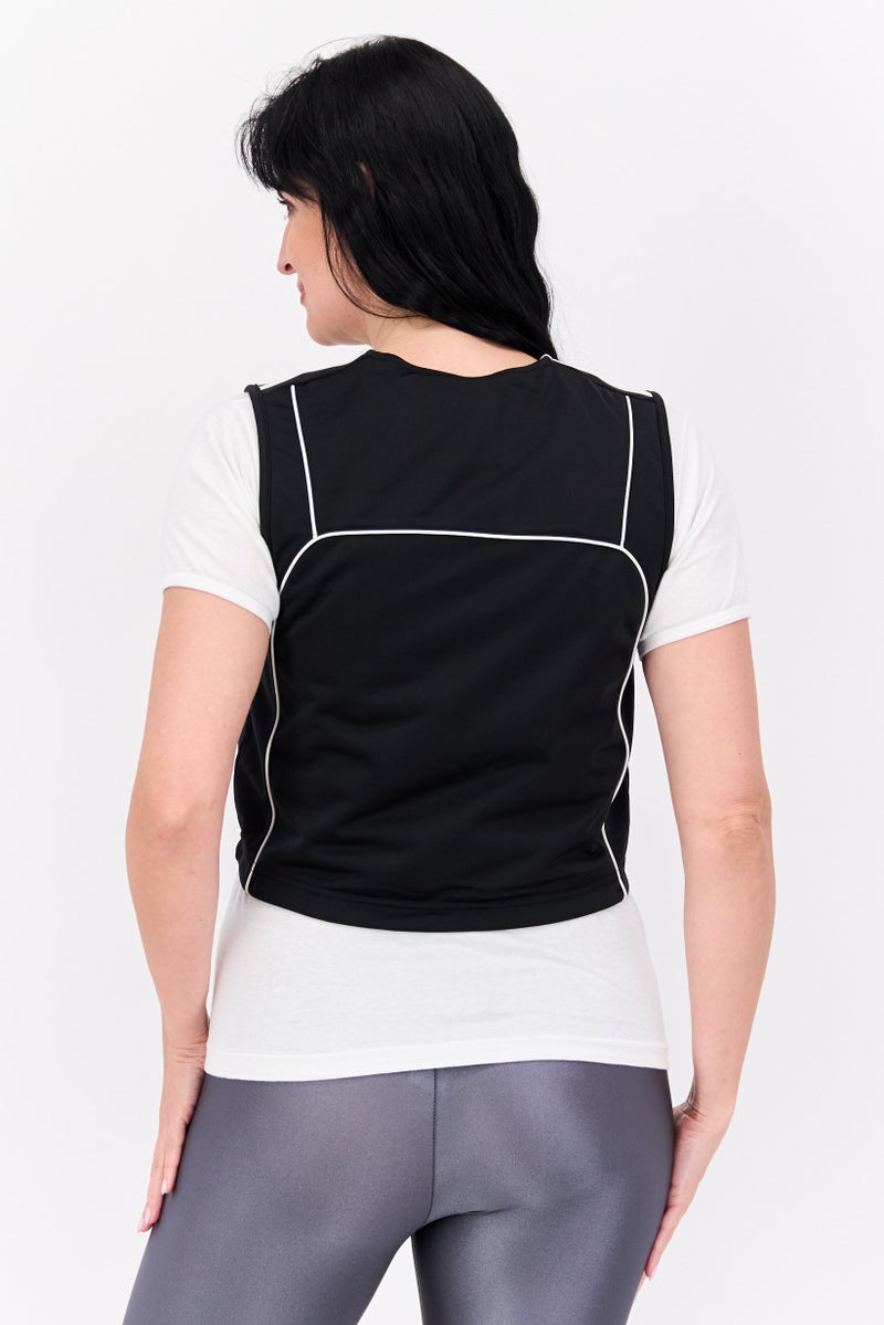 adidas Originals Women Sportswear Fit Sleeveless Reversible Outdoor Vest, Multicolor  - Image 5