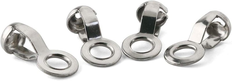 Eoutstanding 20 pcs Ball Chain Pull Loop Connectors Stainless Steel Bead Chain with Great Pulling Force and Rustproof, 4.5mm - Image 3