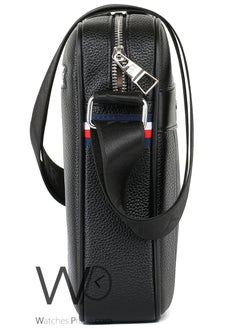 Tommy Hilfiger Plus Leather Tommy Hilfiger Crossbody Shoulder Black Mens Messenger Bag  - Image 5