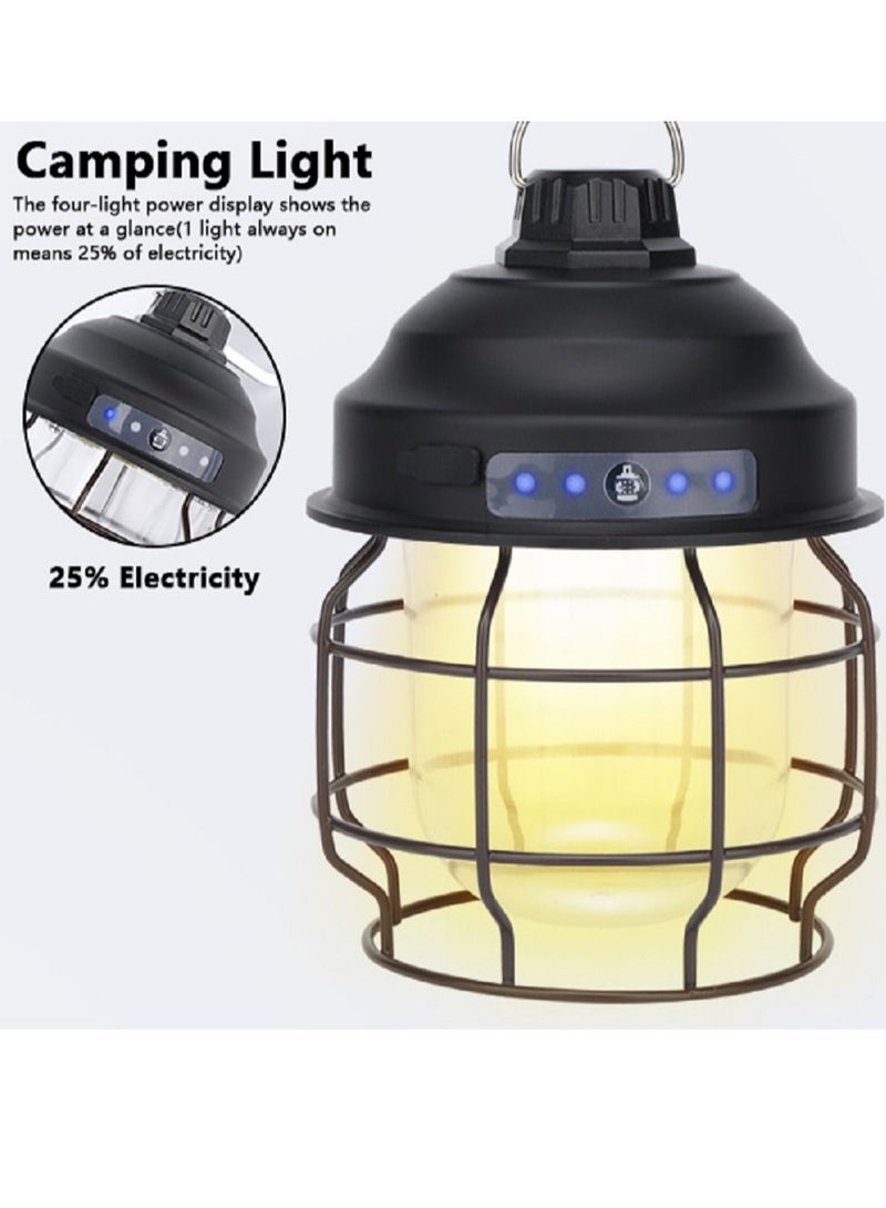 KASTWAVE LED Camping Light Rechargeable Portable Tent Light with Clip Hook 3 Light Mode IPX4 Waterproof Perfect Lantern Flashlight Hurricane Emergency Survival Pack Hiking Fishing Home - Image 4