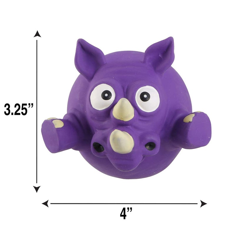 Hartz Dura Play ZooBalloons Dog Toy, 1 Count (Pack of 1), All Breed Sizes - Image 3