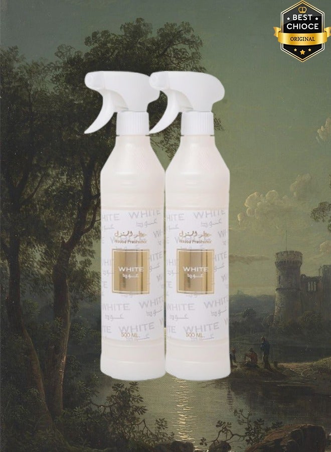 Banafa 2 Pieces White Oud Air Freshner 500ml - Image 1
