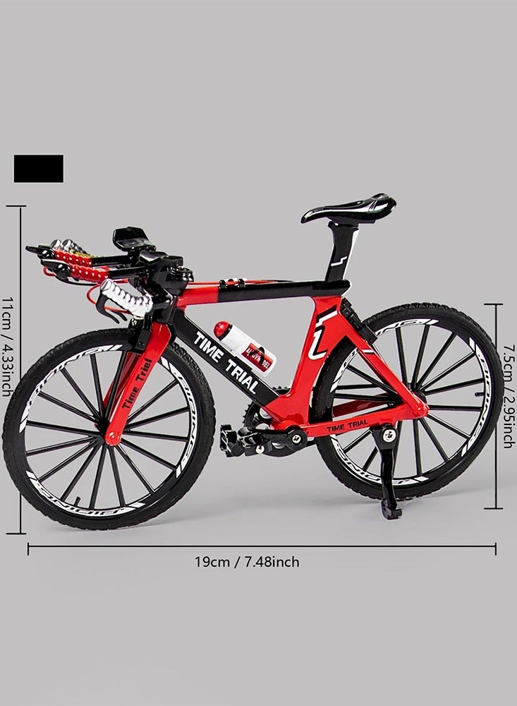 1:8 Model Mini Alloy Bicycle Diecast Model Toy Bike Mountain Finger Bicycle Simulation Collection Gifts Toy - Image 3