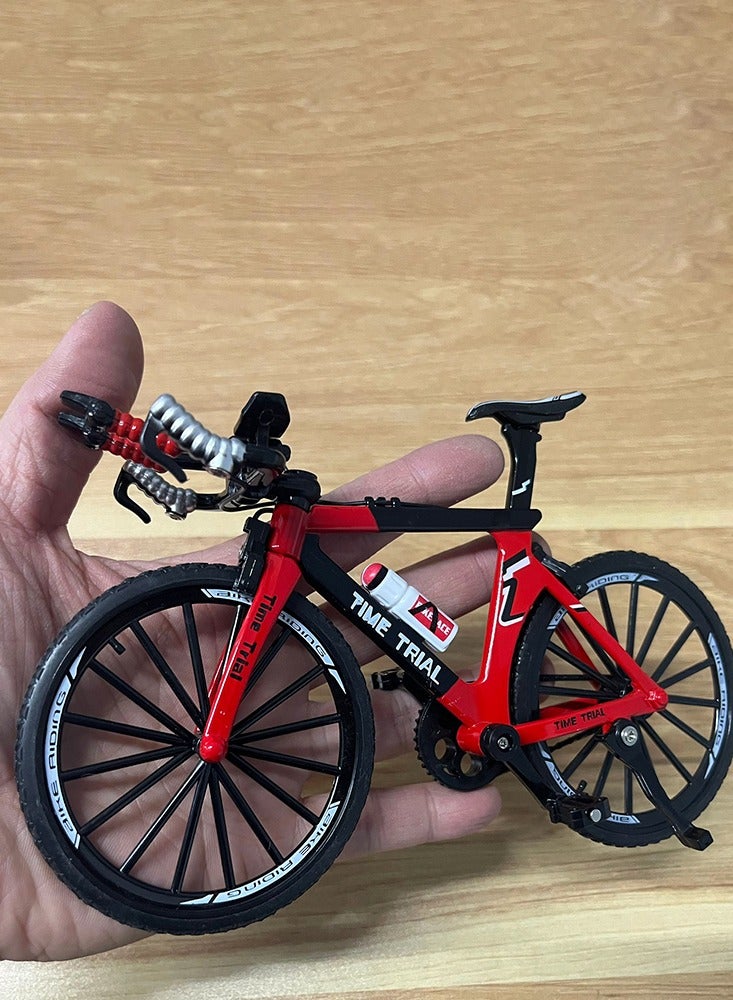 1:8 Model Mini Alloy Bicycle Diecast Model Toy Bike Mountain Finger Bicycle Simulation Collection Gifts Toy - Image 1