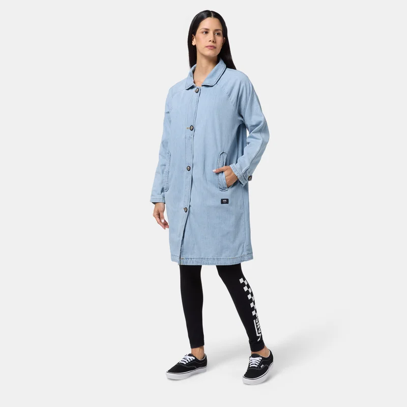 VANS Blue Women's Skate Mac Denim Coat for Women | Best Price UAE