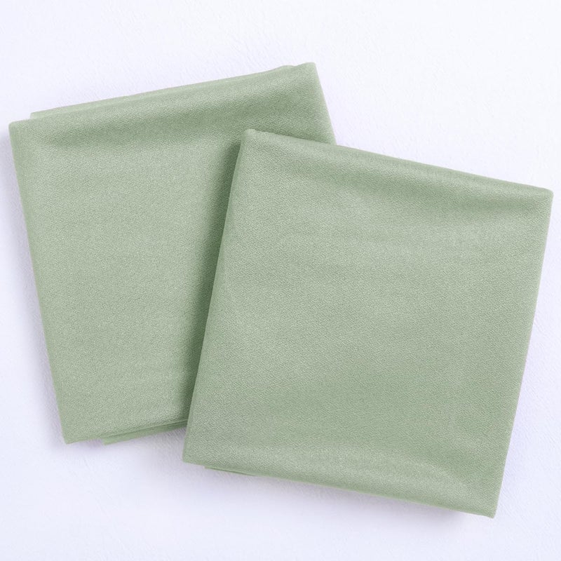 Socomi Sage Green Sheer Wedding Arch Draping Fabric 29" x 20Ft 1 Panel Outdoor Curtain Drapes Extra Long for Bridal Baby Shower Ceremony Birthday Party Decor - Image 4