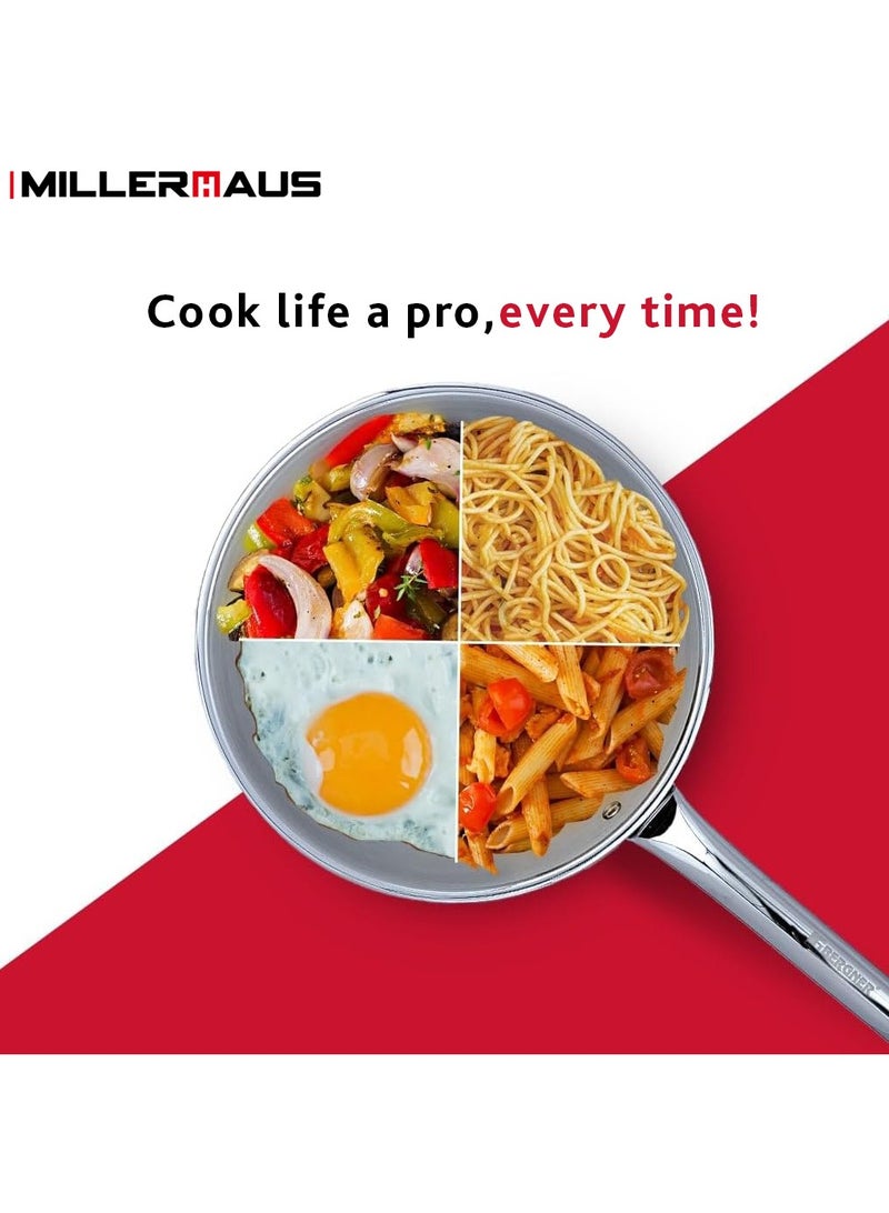 MILLERHAUS TRIPLY FRYPAN 24 CM - Image 3