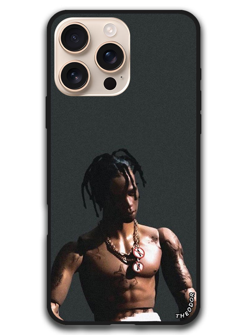 Theodor Protective Case Anti Scratch Shock Proof Bumper Cover For iPhone 16 Pro (6.3)-inch Travis (2) - Image 1