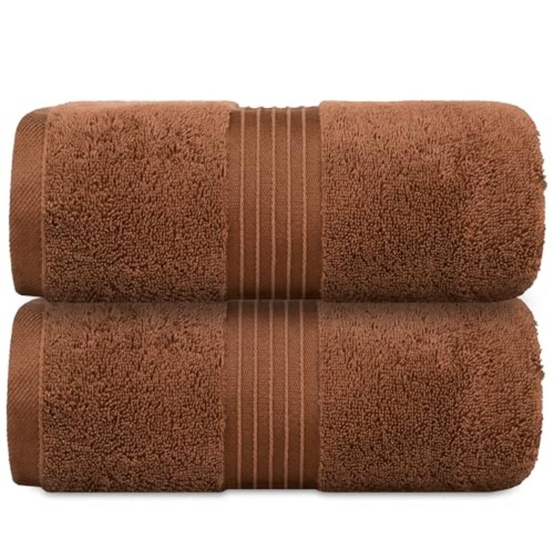 Set 4 Pack, 70 X 140 cm - 600 GSM 100% Combed Cotton Quick Drying Highly Absorbent Thick Bathroom Towels - Soft Hotel Quality for Bath and Spa - Image 3