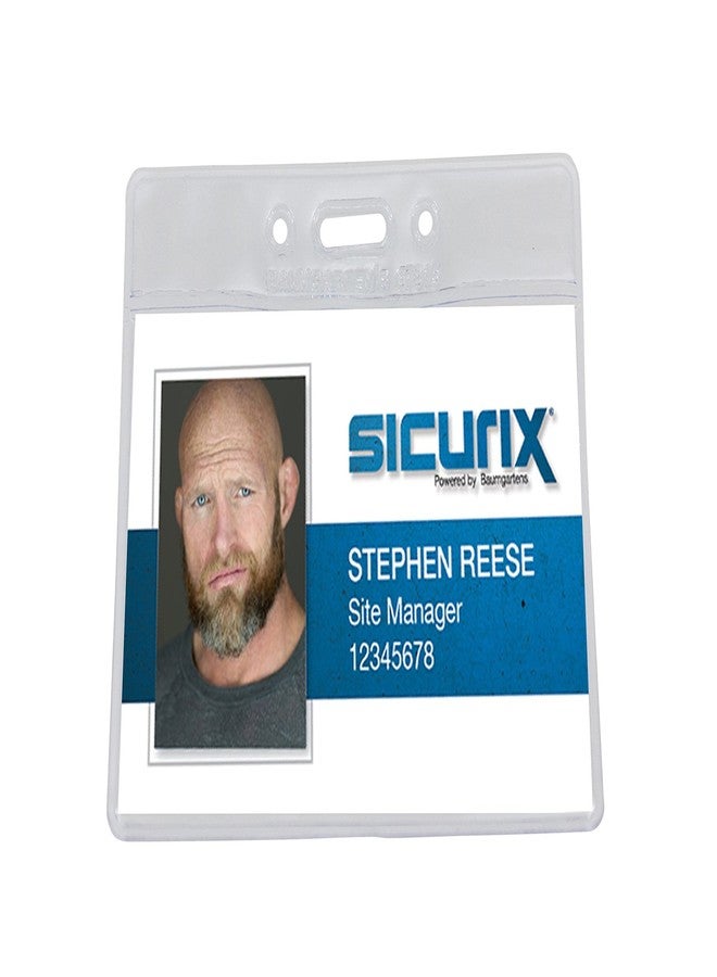 SICURIX Badge Holder Horizontal 50/pack (67815) - Image 1