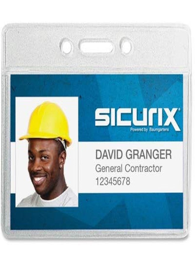 SICURIX Badge Holder Horizontal 50/pack (67815) - Image 4