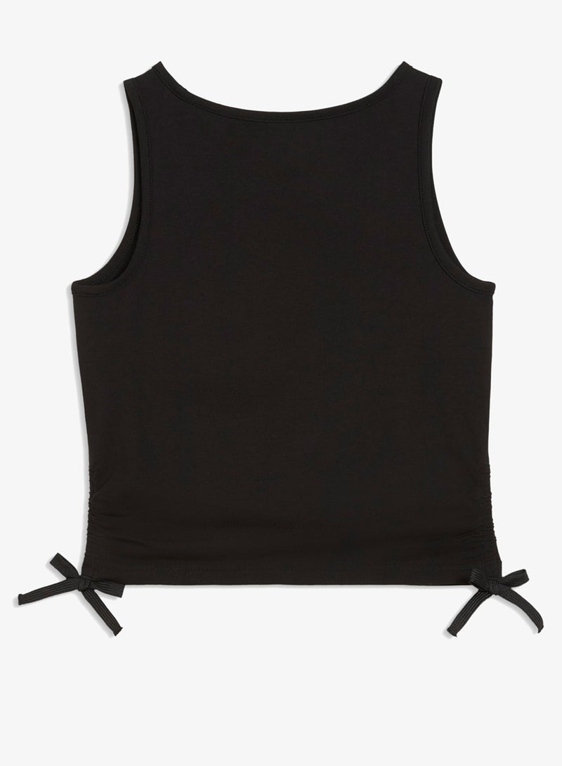 PUMA Youth Essential Knotted Tank Top - Image 5