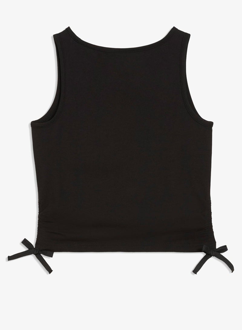 PUMA Youth Essential Knotted Tank Top - Image 5