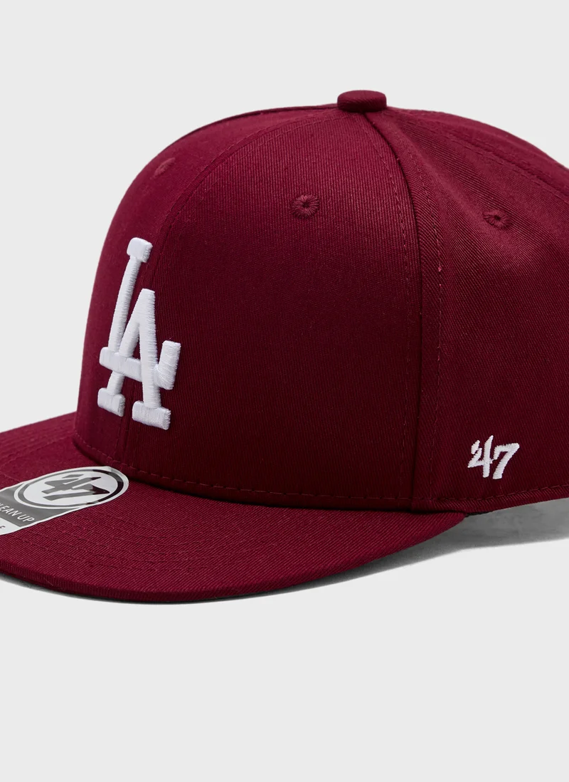 Seventy Five  La Embroidered Flat Peak Streetwear Cap for Men | Best Price UAE