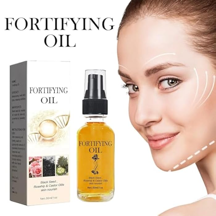 Rednow Lilinas Castor Oil Black Seed Oil Rosehip Oil Face Serum, Rosehip Oil Black Seed Oil for Face, Castor Oills Skin Nourish, Organic Golden Castor Oil Collagen Boost Anti Aging（ 2 PCS ） - Image 2