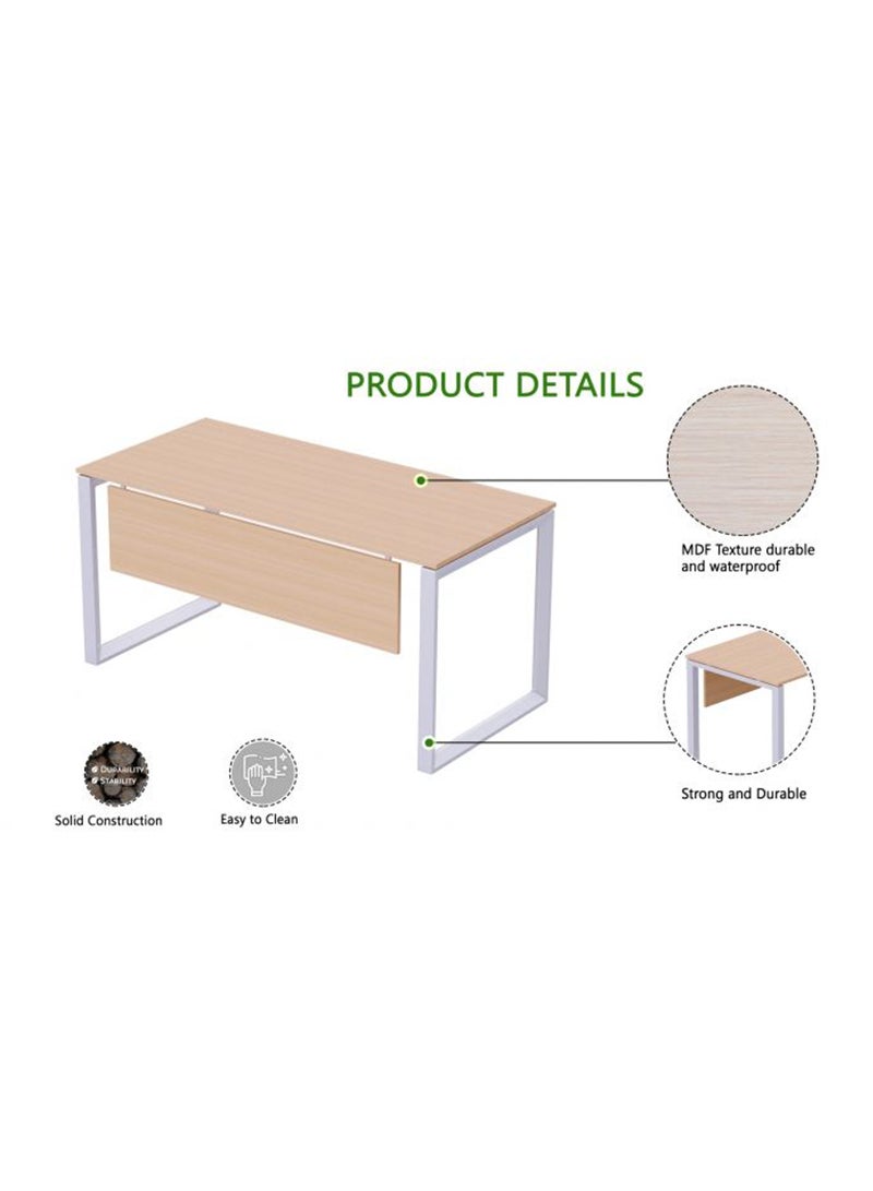 Mahmayi Mahmayi Vorm 136-16 12 Seater Oak U-Shaped Conference-Meeting Table  - Image 3