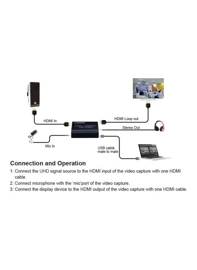 DUSALA Multimedia Interface Audio Video Capture Card  - Image 3