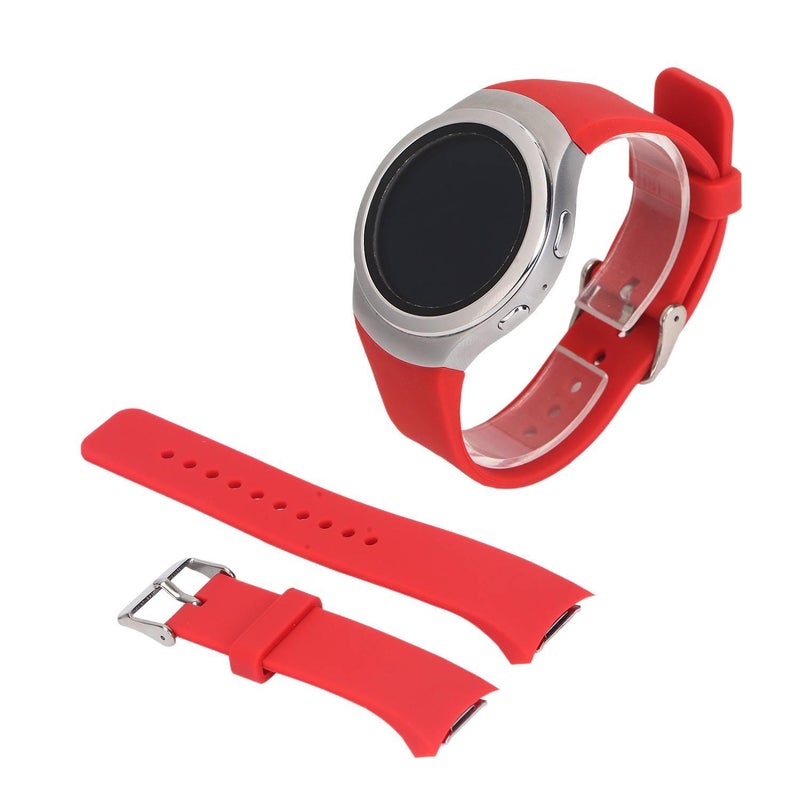 Blue Silicone Sport Smartwatch Band Compatible with Samsung Galaxy Watch Classic with Adjustable Fit Soft Strap and Quick Daily Replacement - Image 4