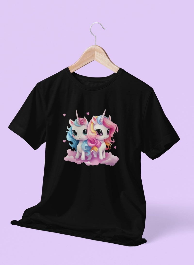 ZOOM Graphic Unicorn T-Shirt Designed for Comfort 
