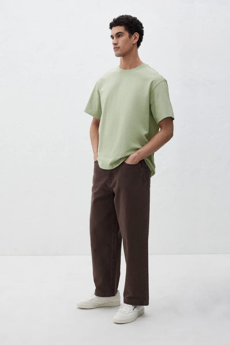 اتش اند ام تي-شيرت بقصة فضفاضة