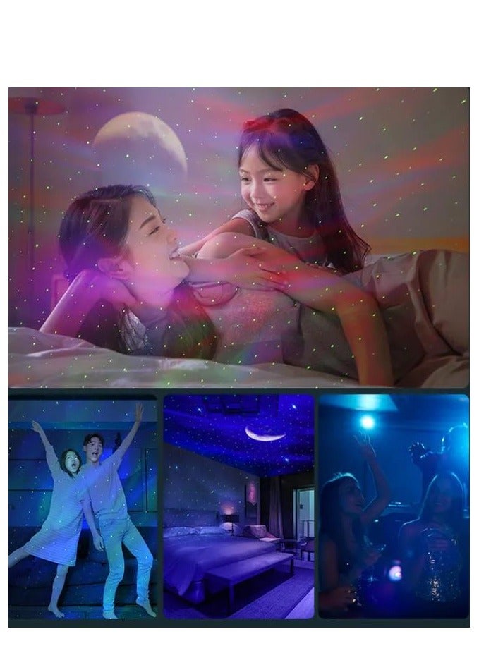 LED Aurora Star Galaxy Starry Sky Projector Night Light Built-in Whit Noise For Hoom Bedroom Decoration Kids Child Gift - Image 3