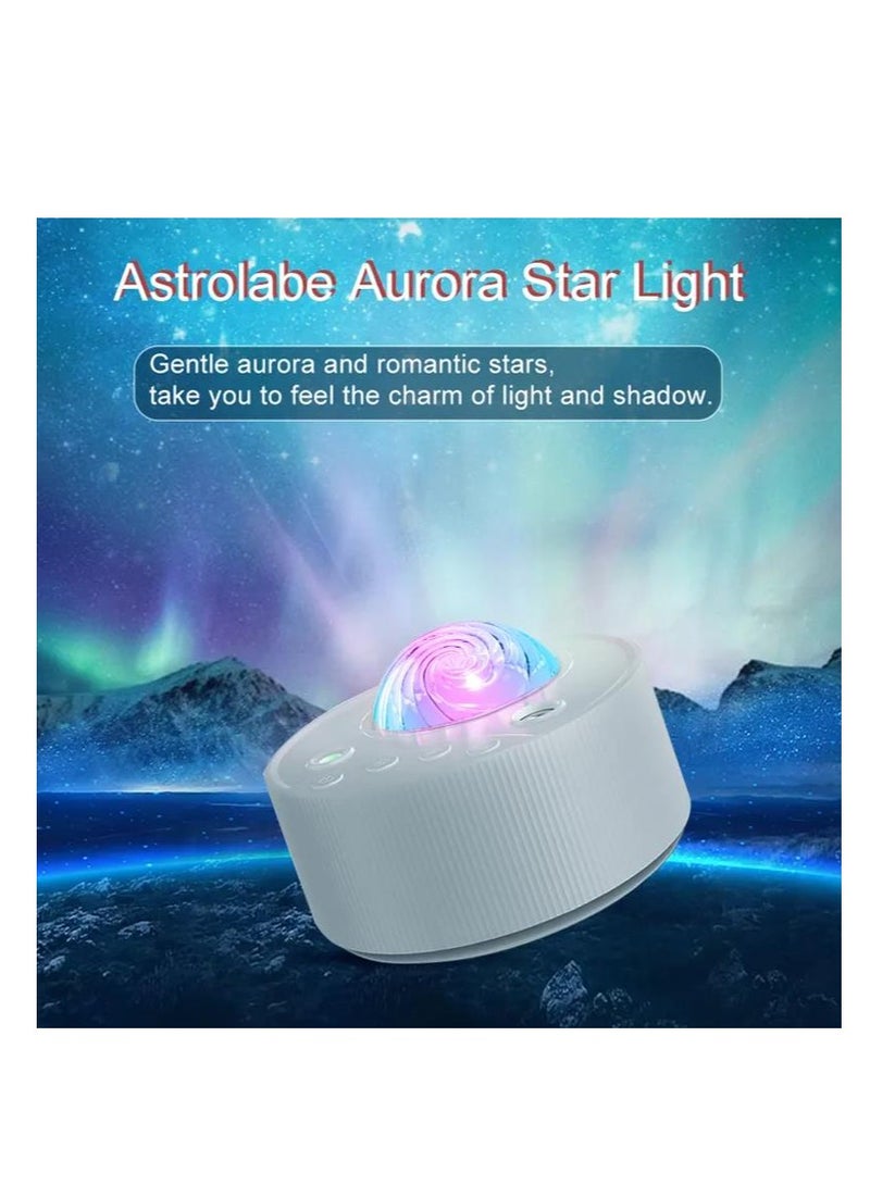 LED Aurora Star Galaxy Starry Sky Projector Night Light Built-in Whit Noise For Hoom Bedroom Decoration Kids Child Gift - Image 2