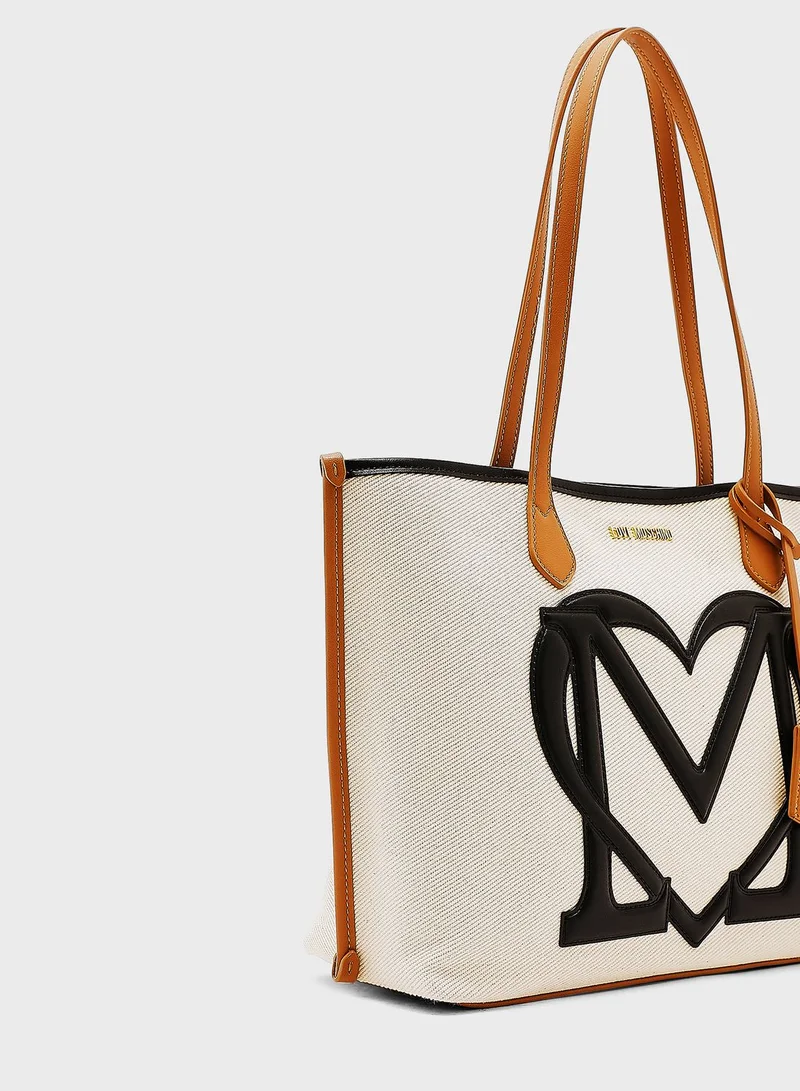 Love Moschino Top Handle Tote Bag