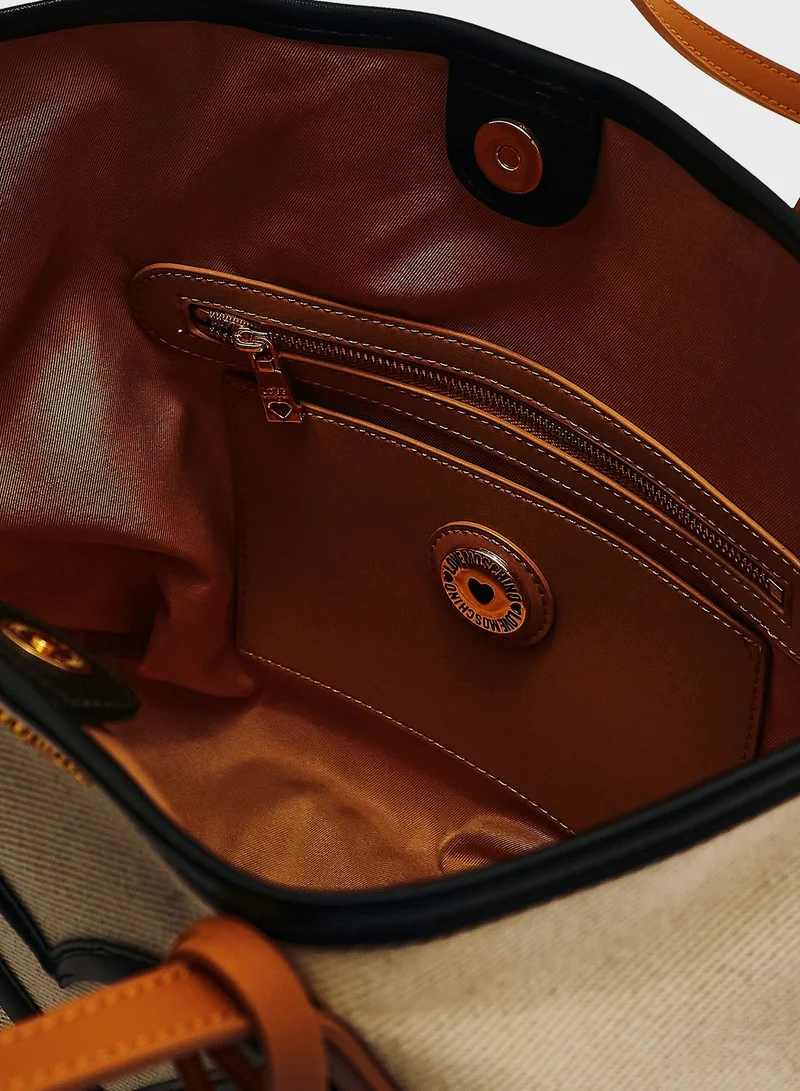 Love Moschino Top Handle Tote Bag