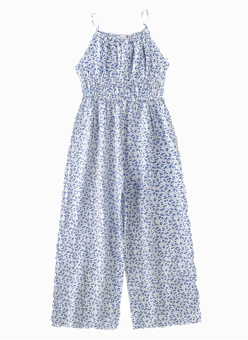 جيلين Tween Trendsetter: Girls' Comfy Viscose Jumpsuit Effortless Style for Summer