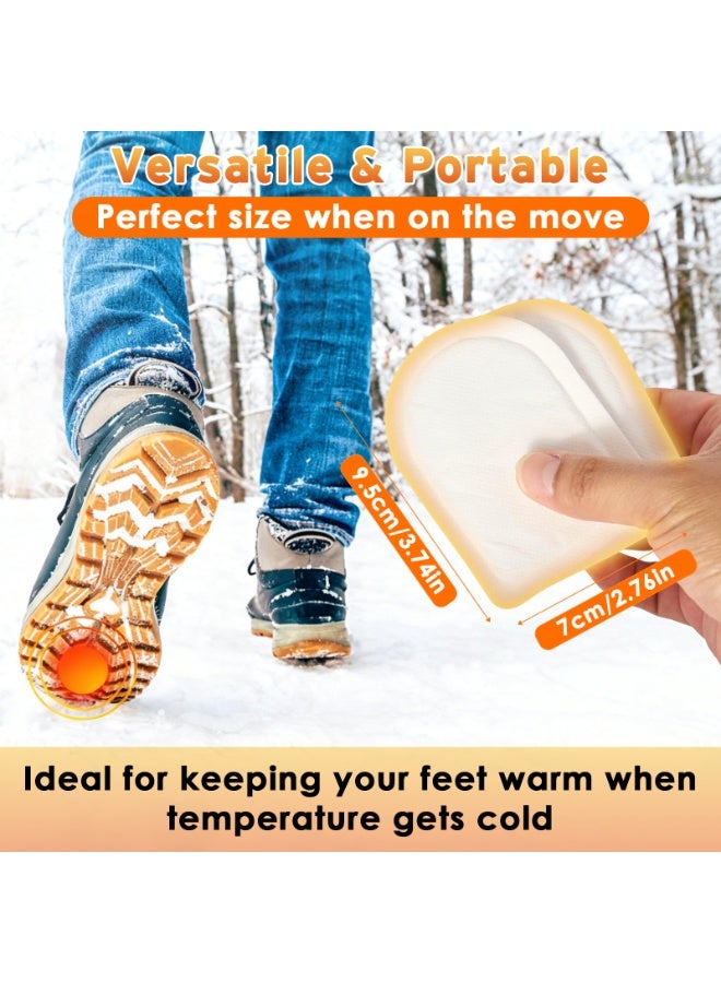 ياكيتر 5 أزواج من دفّاية أصابع القدم، تدفئة تدوم حتى 8 ساعات، نعل داخلي ساخن لتدفئة القدمين، دفّاية أصابع فورية قابلة للتصرف، لاصقة، تعمل بالهواء لفصل الشتاء، للعمل في الهواء الطلق والأنشطة الرياضية - Image 4