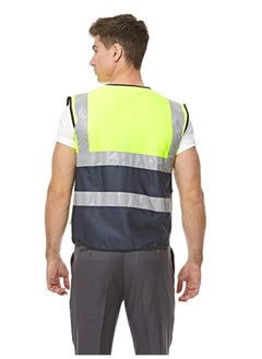 Vaultex Dazzle Safety Vest Heavy Duty Dual Color with Zipper - Green  - Image 2