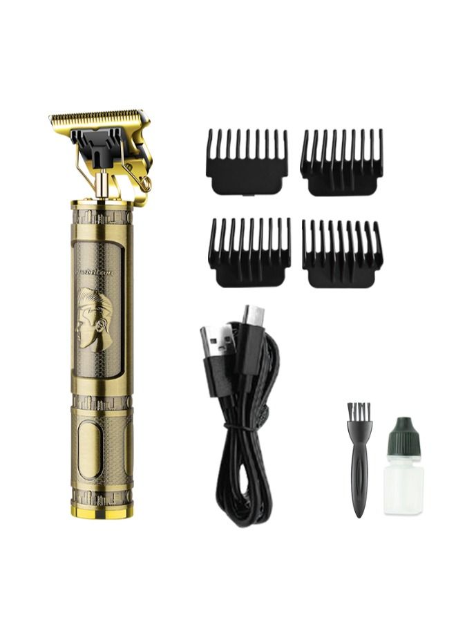 Daling Professional Metal Best Beard Trimmer Hair Cut Barber Machine Light Brown - Image 4