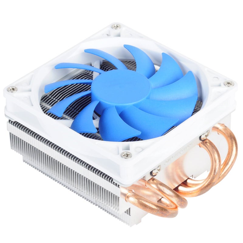 SilverStone Technology Silverstone Tek Low-Profile Heatsink CPU Cooler with 92mm PWM Fan, Four 6mm Heat Pipes, Intel LGA1155/1156/1150 and AMD AM2/AM3/FM1/FM2 AR06 - Image 1