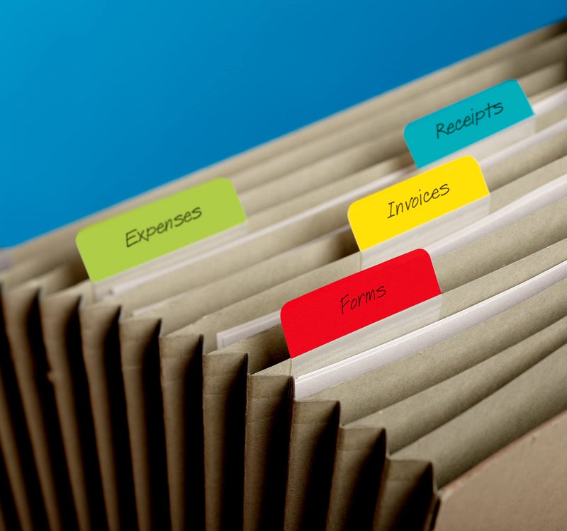 Post It Post-it Tabs, 2 in Angled Solid, Assorted Primary Colors, 6 Tabs/Color, 4 Colors, 24 Tabs/Pack (686A-ALYR) - Image 5