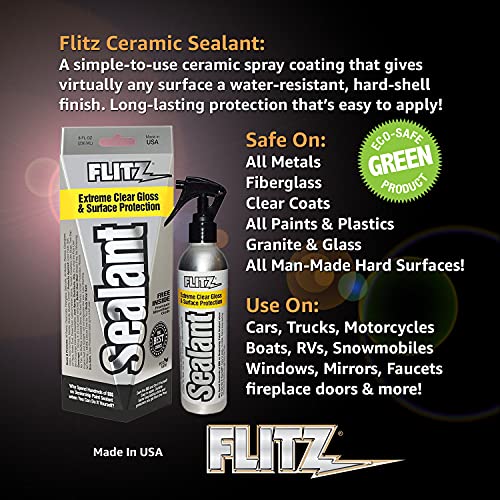 Flitz Ceramic Sealant Spray Bottle w/Microfiber Polishing Cloth - 236ml/8oz - Image 2