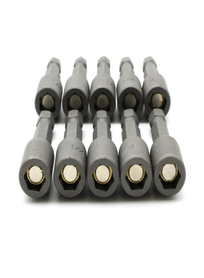 TEMO 10 pc Impact Ready Nut Driver 1/4 Inch Magnetic Nutsetter Set 1/4 Inch Shank - Image 2