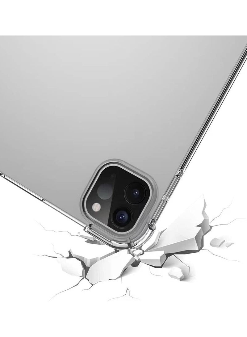 ELTRAZONE TPU Shockprooof Back Cover, Slim-Fit Protective Case for iPad Pro 12.9 inch 5th Generation, Supports Pencil 2nd Gen Charging, Transparent - Image 5