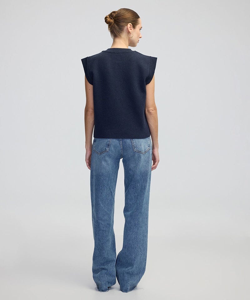 Ipekyol Gold-Button Knit Vest - Image 4