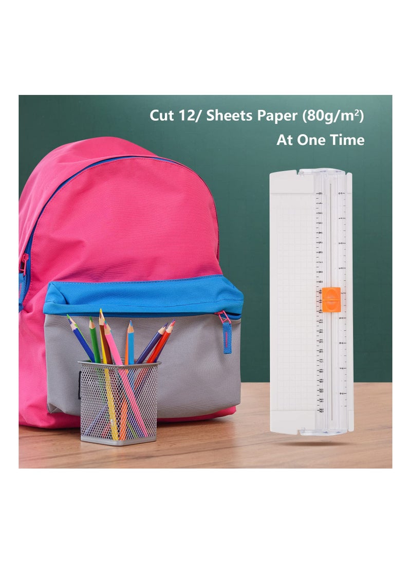 Y&D - Small Paper Cutter, for Cardstock, Portable Cutter Trimmer A4 A5 Craft Guillotine Scrapbooking Tool Label Card, and Photos Standard Cutting DIY Scrapbook Crafts - Image 1