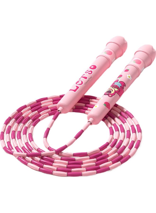 Mesuca Disney Strawberry Bear Children'S Jump Rope, Kindergarten Bamboo-Style Jump Rope, Elementary School Student Sports Training Rope - Image 3