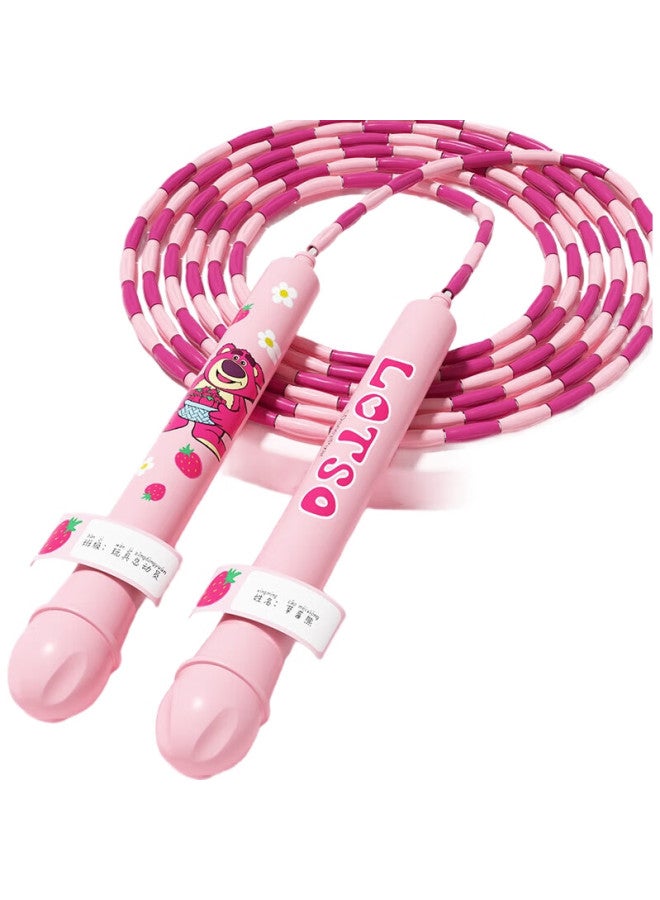 Mesuca Disney Strawberry Bear Children'S Jump Rope, Kindergarten Bamboo-Style Jump Rope, Elementary School Student Sports Training Rope - Image 2