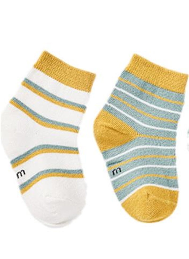 Generic - 5 pairs of children's socks combed cotton breathable children's socks - Image 1