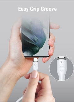 VOLTME USB C Cable, 60W USB C to USB C Cable 6ft, USB 2.0 Type C Charging Cable Fast Charge Cord for MacBook Pro 2020, iPad Pro 2020, iPad Air 4/5, MacBook Air 2020, Galaxy S21, Switch (White)  - Image 5
