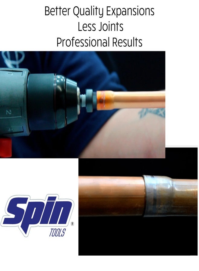 سبين مجموعة رؤوس حفر وتوسيع من 6 قطع من SPIN F6000، بأحجام 1/4 بوصة، 3/8 بوصة، 1/2 بوصة، 5/8 بوصة، 3/4 بوصة، و7/8 بوصة. - Image 4