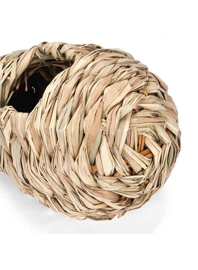 آنا بيت الطيور المنسوج من الحشائش المزهرة اليدوية لتزيين الحدائق الخارجية - Image 5