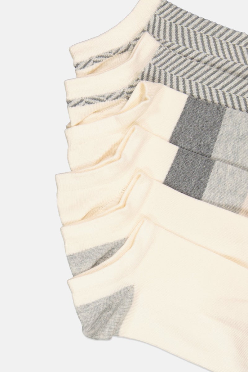 Kathy Ireland Women 3 Pairs Printed Ankle Socks, Multicolor - Image 3