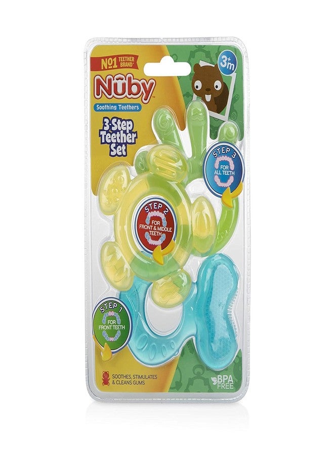 Nuby 3 Step Teether Set, BPA Free, Neutral… - Image 3