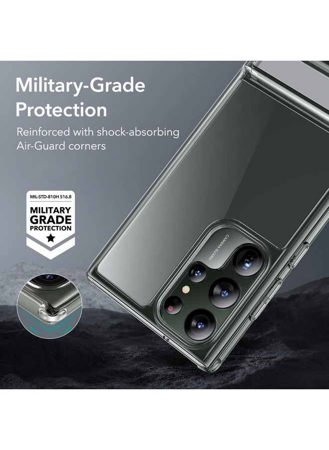 اي اس ار جراب ESR لهاتف Samsung Galaxy S23 Ultra مع حامل قابل للتعديل، حماية من السقوط بدرجة عسكرية، 3 أوضاع للحامل، TPU، يدعم الشحن اللاسلكي، غطاء خلفي رفيع بمسند معدني حاصل على براءة اختراع، شفاف  - Image 5