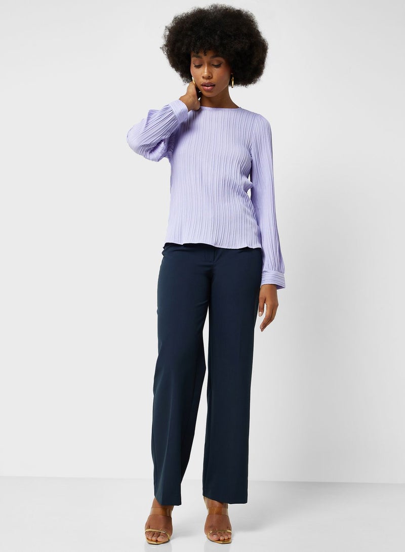 ELLA Textured Boat Neck Sweater  - Image 4